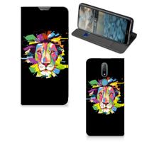 Nokia 2.4 Magnet Case Lion Color