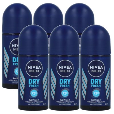 Nivea Men Dry Fresh Deodorant Roll-On Voordeelverpakking Nivea Men Dry Fresh Deodorant Roll-On Voordeelverpakking