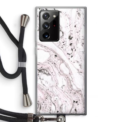 Mengelmoes: Samsung Galaxy Note 20 Ultra / Note 20 Ultra 5G Transparant Hoesje met koord