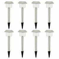 Zonnelamp Lumisky Alesia LED Zilverkleurig Roestvrij staal Helder wit (8 Stuks)