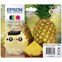 Epson Inktcartridge T10G6, 604 Origineel Combipack Zwart, cyaan, magenta, geel C13T10G64010