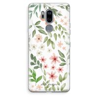 Botanical sweet flower heaven: LG G7 Thinq Transparant Hoesje