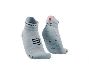 Compressport Pro racing v4.0 low cut hardloopsokken wit T4