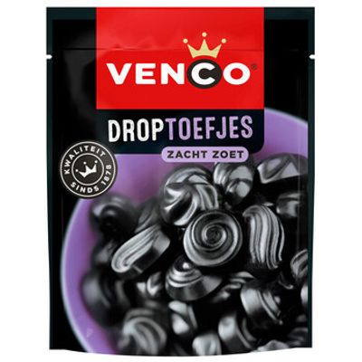 Venco Venco - Droptoefjes 225 Gram 10 Stuks