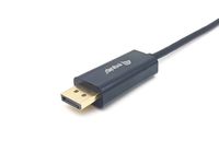 Equip 133428 video kabel adapter 3 m USB Type-C DisplayPort Grijs - thumbnail