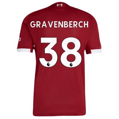 adidas Liverpool Gravenberch 38 Thuisshirt Authentic 2025-2026
