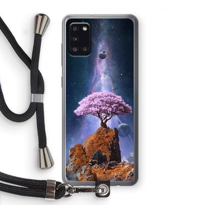 Ambition: Samsung Galaxy A31 Transparant Hoesje met koord