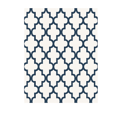 Modern geometrisch ontwerp behang tienerkamer