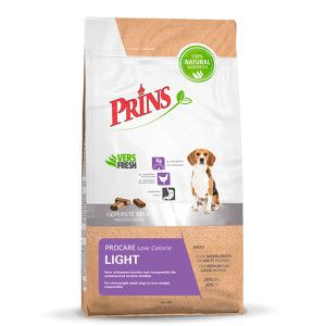 Prins ProCare Low Calorie Light hondenvoer 2 x 7,5 kg