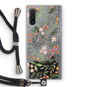 Sweet little flowers: Samsung Galaxy Note 10 Transparant Hoesje met koord