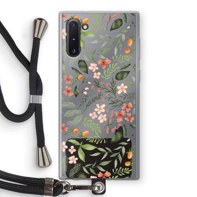 Sweet little flowers: Samsung Galaxy Note 10 Transparant Hoesje met koord