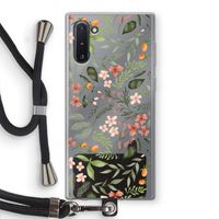 Sweet little flowers: Samsung Galaxy Note 10 Transparant Hoesje met koord