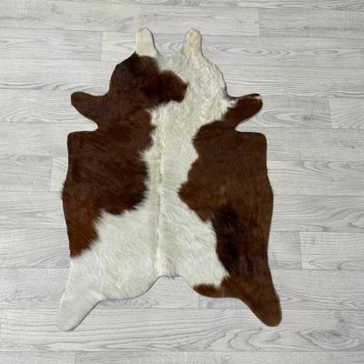 Kleine koeienhuid bruin wit zwart (Normandiër) 90x60cm