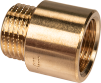 Cornat messing verlengstuk 1/2x20mm - t381201