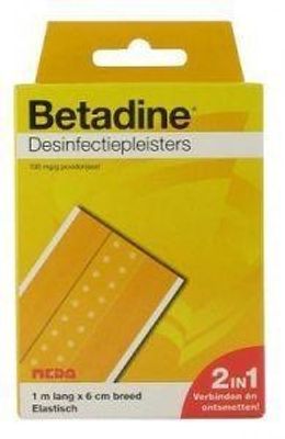 Betadine Desinfecterende pleister 1 m x 6 cm (1 st)