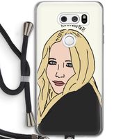 Mary Kate: LG V30 Transparant Hoesje met koord