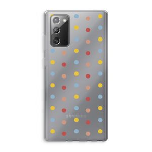 Bollen: Samsung Galaxy Note 20 / Note 20 5G Transparant Hoesje