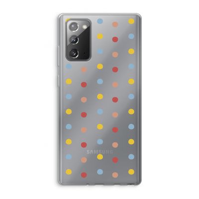 Bollen: Samsung Galaxy Note 20 / Note 20 5G Transparant Hoesje