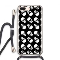 Musketon Skulls: iPhone 8 Plus Transparant Hoesje met koord