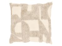 LIVARNO Sierkussen 45 x 45 cm (Geometrisch/beige)