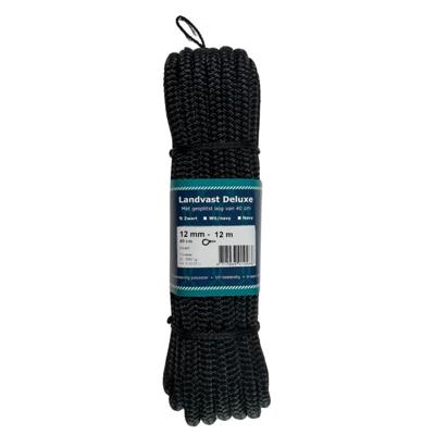 U-rope Landvast Deluxe Met 40 Cm Oog 12 Mm X 12 M Zwart Default