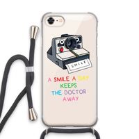 Smile: iPhone 7 Transparant Hoesje met koord Smile: iPhone 7 Transparant Hoesje met koord