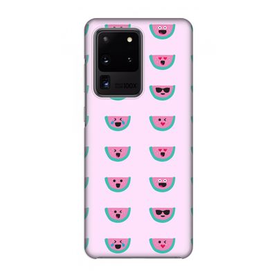 Smiley watermeloenprint: Volledig geprint Samsung Galaxy S20 Ultra Hoesje