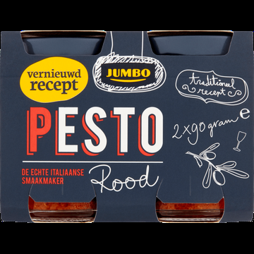 Jumbo Pesto Rood 2 x 90 g