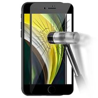 Prio 3D iPhone SE (2020)/SE (2022) Screenprotector van gehard glas - 9H - Zwart - thumbnail
