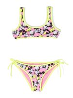 MC2 Saint Barth Kids bikini à imprimé graphique - Rose