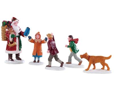 Papa christmas set of 5 - Lemax