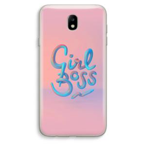 Girl boss: Samsung Galaxy J7 (2017) Transparant Hoesje