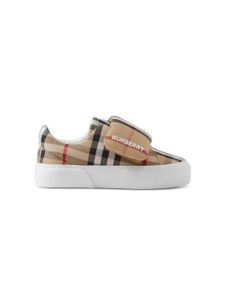 Burberry Kids baskets à fermeture scratch - Tons neutres