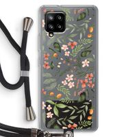 Sweet little flowers: Samsung Galaxy A42 5G Transparant Hoesje met koord