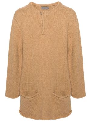 Yohji Yamamoto Pre-Owned pull long (années 2000) - Tons neutres
