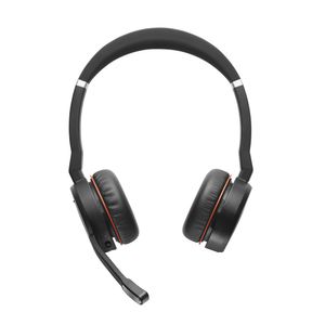 Jabra Evolve 75 Second Edition - UC On Ear headset Telefoon Radiografisch, Bluetooth, Kabel Stereo Zwart Ruisonderdrukking (microfoon), Noise Cancelling