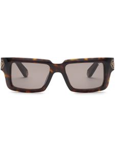 Philipp Plein lunettes de vue carrée Daily Masterpiece - Marron