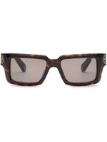 Philipp Plein lunettes de vue carrée Daily Masterpiece - Marron