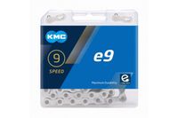 KMC e9 zilveren fietsketting 1/2x11/128 - 122 schakels