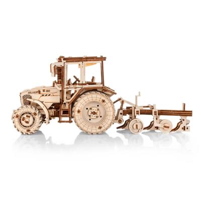 Eco Wood Art 3D Mechanische Puzzel Tractor Belarus