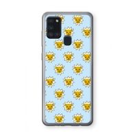 Leeuwenkoppen: Samsung Galaxy A21s Transparant Hoesje
