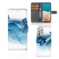 Samsung Galaxy A73 5G | Telefoonhoesje | Met pasjeshouder | Vlinders Samsung Galaxy A73 5G | Telefoonhoesje | Met pasjeshouder | Vlinders