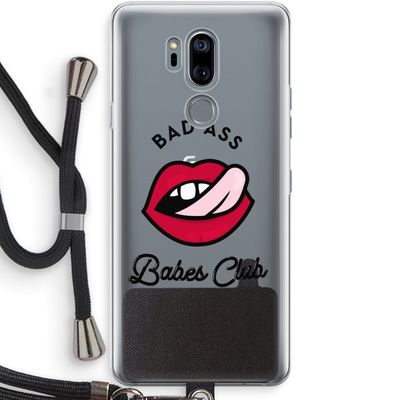 Badass Babes Club: LG G7 Thinq Transparant Hoesje met koord