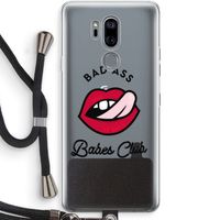 Badass Babes Club: LG G7 Thinq Transparant Hoesje met koord