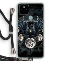 Sinister Wings: Pixel 5 Transparant Hoesje met koord