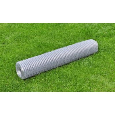 VidaXL Kippengaas 10x1 m gegalvaniseerd staal zilverkleurig