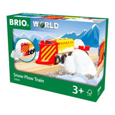 BRIO Snow plow train