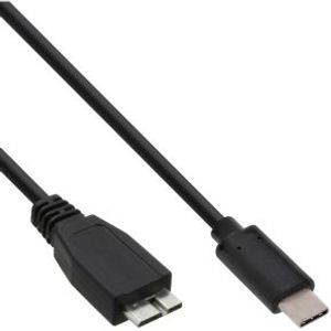 InLine USB 3.1 Typ C/Micro-B, 1.5m USB-kabel 1,5 m USB 3.2 Gen 2 (3.1 Gen 2) USB C Micro-USB B Zwart