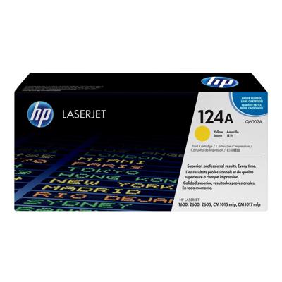 HP 124A toner geel