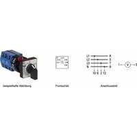 Kraus & Naimer CG4.A025.FS2.F795 Voltmeter omschakelaar 10 A Grijs, Zwart 1 stuk(s)